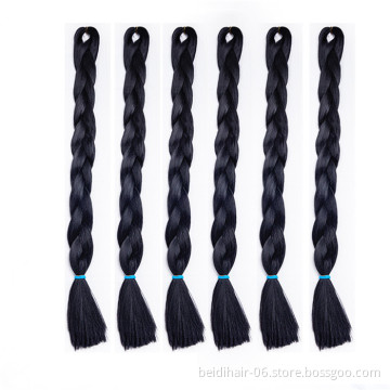Wholesale 82inch 165g Jumbo Braids Expression Braiding Hair Ultra Ez Crochet Synthetic Yaki Prestretched Perm Easy Braid 41inch